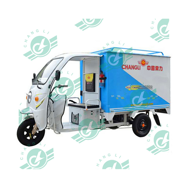The Best-selling 1000W Postal Express Electric Tricycle Fully Enclosed Carriage Or Cab with Shielded Glass