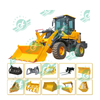 Changli 2025 Four-Wheel Drive Self-Loading Electric Loader Cargo Multi-Functional Bulldozer Agricultural Grass Grabber