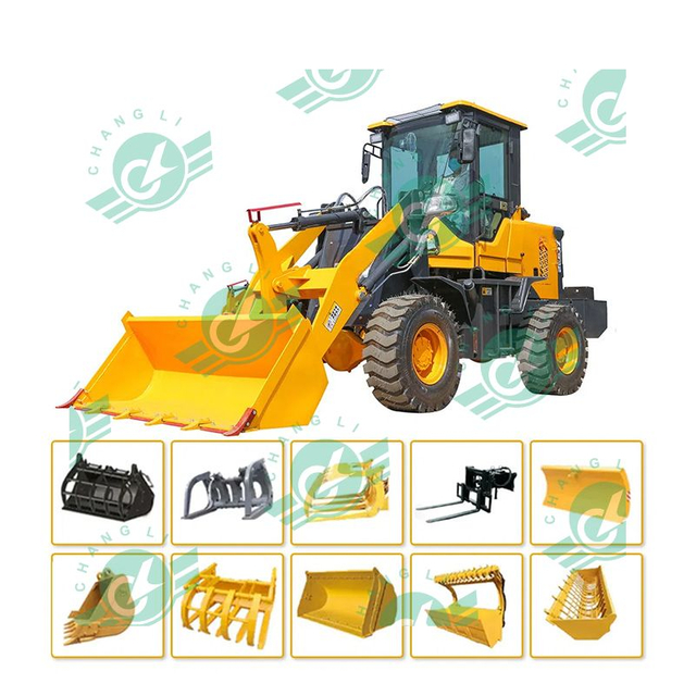 Changli 2025 Four-Wheel Drive Self-Loading Electric Loader Cargo Multi-Functional Bulldozer Agricultural Grass Grabber