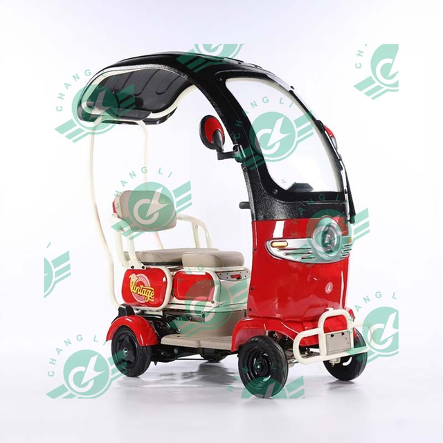 ChangLi Electric Trike with Sheds Electric Passenger Tricycle Used in City Traffic for The Olds