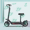 350w Foldable 10 inches Electric Motorcycle Scooter 48V 12AH Black Motor Power Battery Electric Scooter