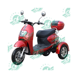 2 Seats Electric Scooter Best Safety Motorcycle Electric Tricycle for Elderly 800w Motor Low Speed Type
