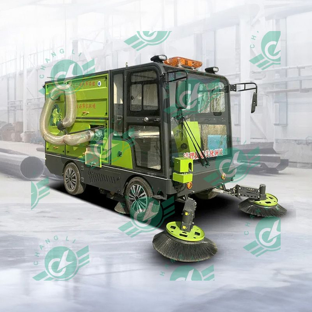 Four Wheeler Factory Manufacturer Low Speed Small Electric Sweeper New Energy Vehicles Adults Road Sweeper Truck