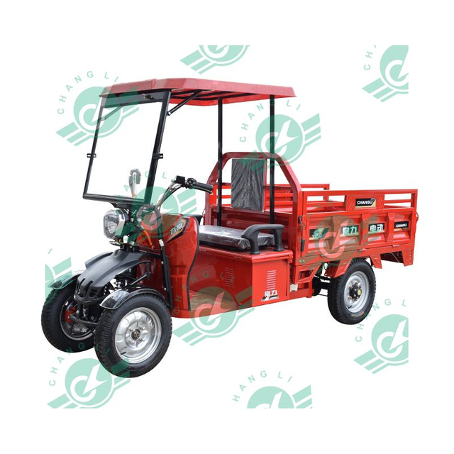 Chang Li Car New Type Electric Cargo Tricycle 60V1000W Disc/drum Brakes 4 Wheel Electric Tricycles Popular in Turkey