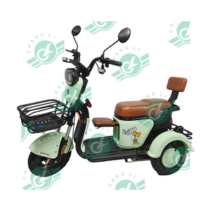 Cheap Folding Seat LED Electric Tricycle for 3 People Adult 