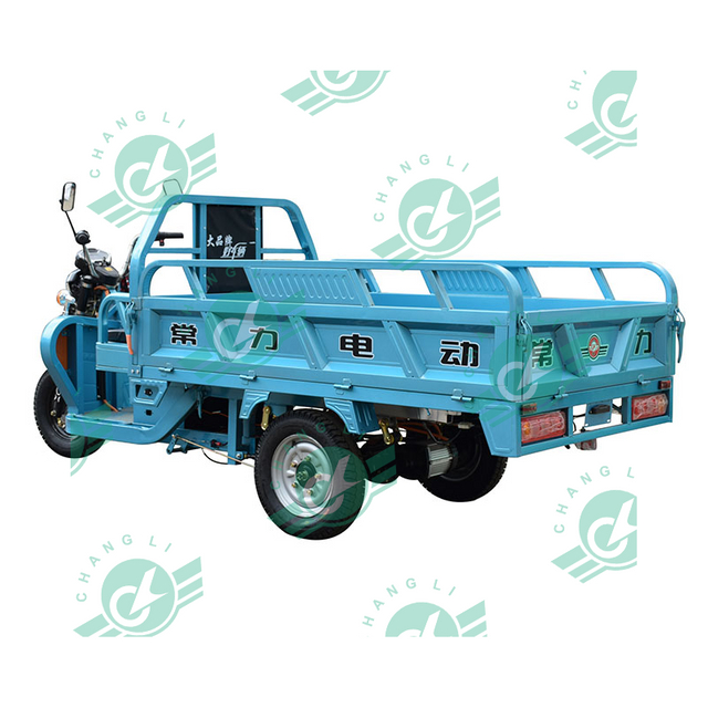 China Chang Li Motor Family Rickshaw 3 Wheel Cargo Trike Electric Tricycle Carrying Cargo Electric Truck