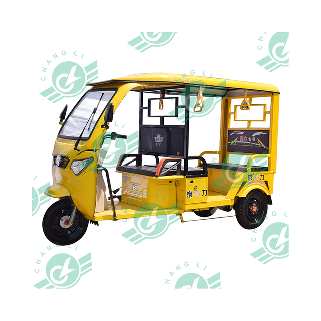 Changli 60v1000w New Design Motorized Tricycles High Quality Battery Powered Electric Tricycles Passengers 6 People