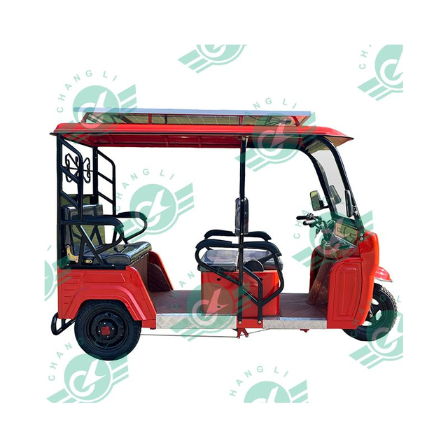 CHANGLI 2025 Bajaj Tuktuk Three-Wheel Taxi New Model Electric Adult Motor Tricycle 60V 1200W Open for Passengers